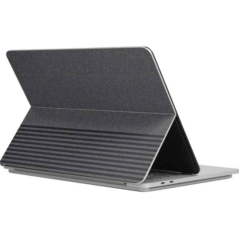 Black and Grey Stripes Surface Laptop Studio Skin